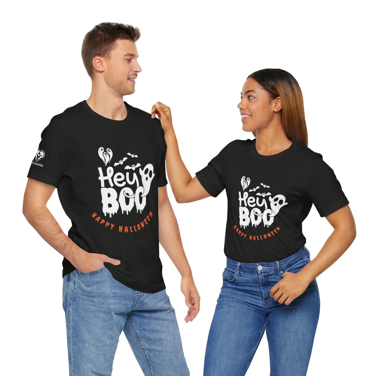 Hey Boo Extra Soft Unisex Jersey Short Sleeve Tee