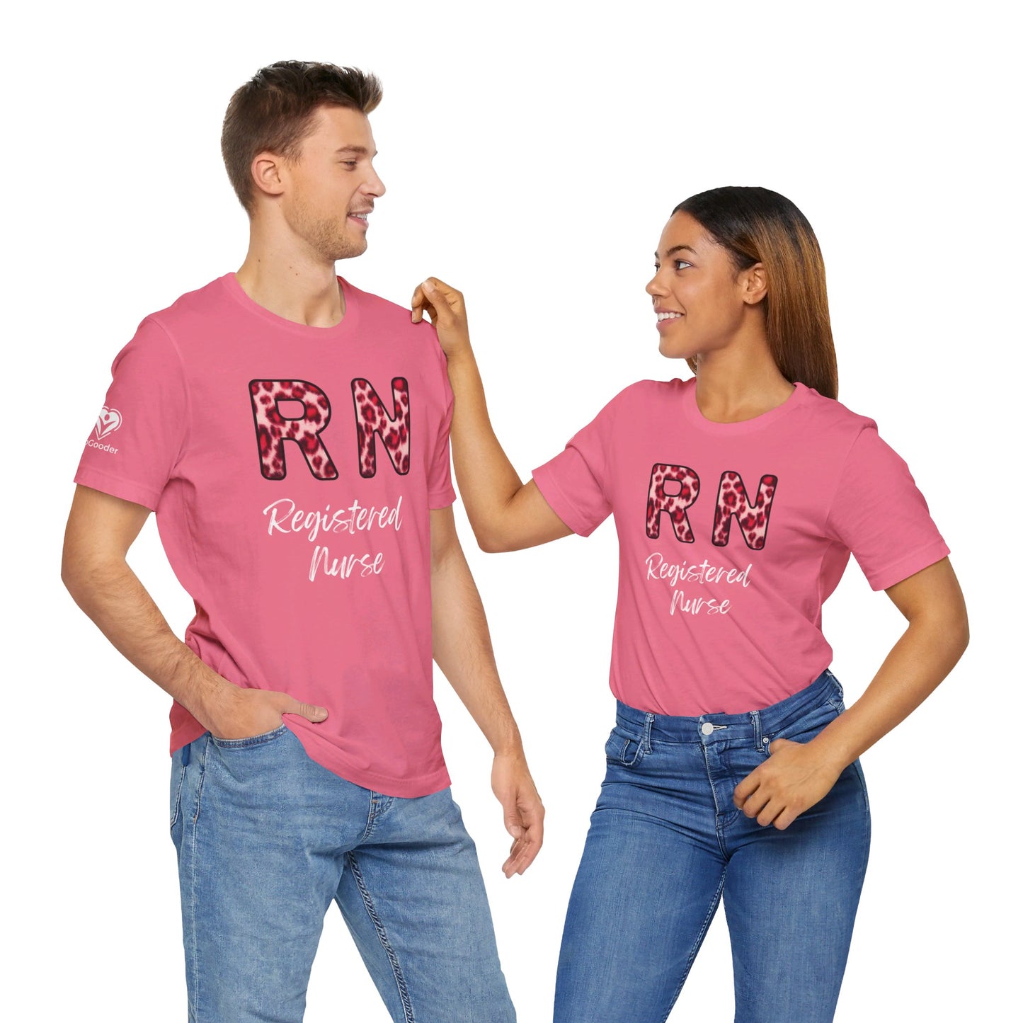 RN Pink Leopard Extra Soft Unisex Jersey Short Sleeve Tee