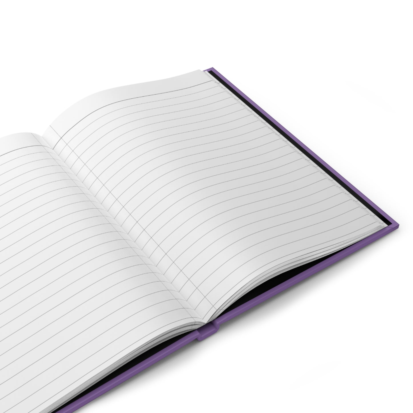 Pumpkin Spice Everything Nice Hardcover Journal Matte - Purple