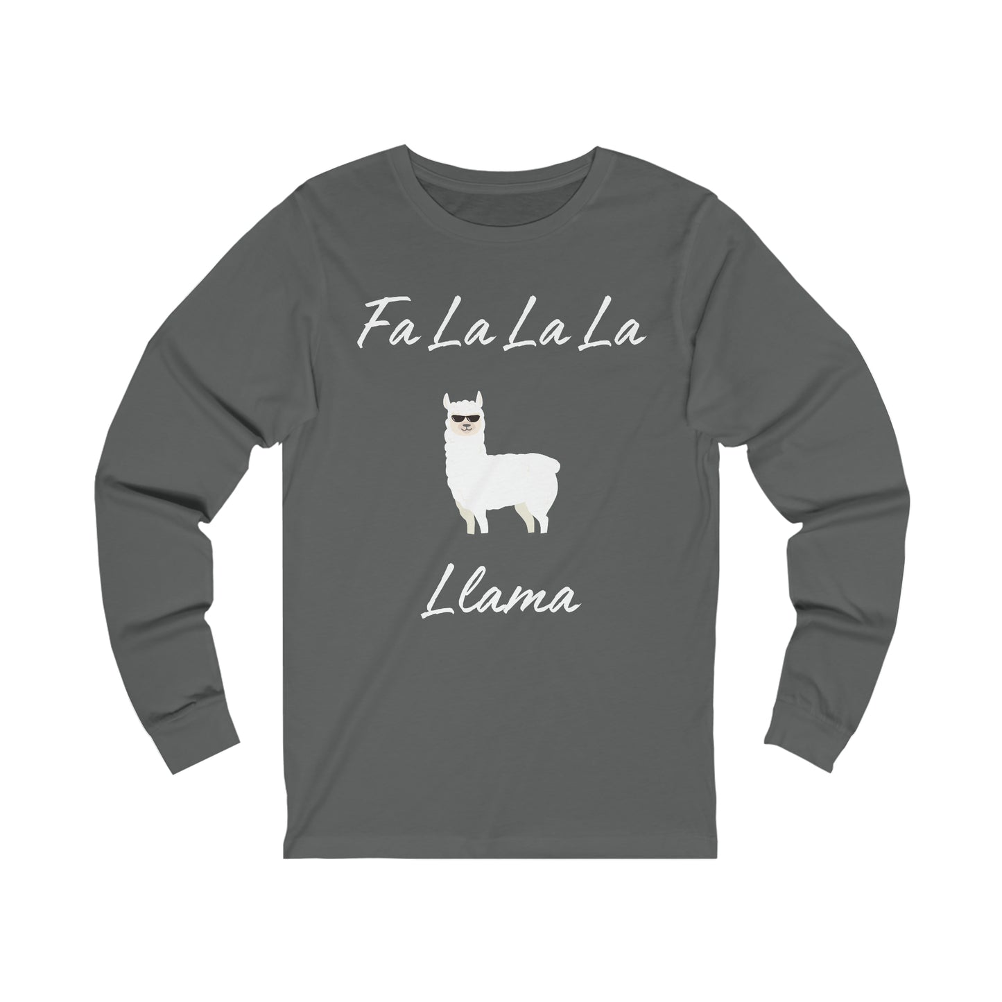 Fa La La La Llama Extra Soft Unisex Jersey Long Sleeve Tee
