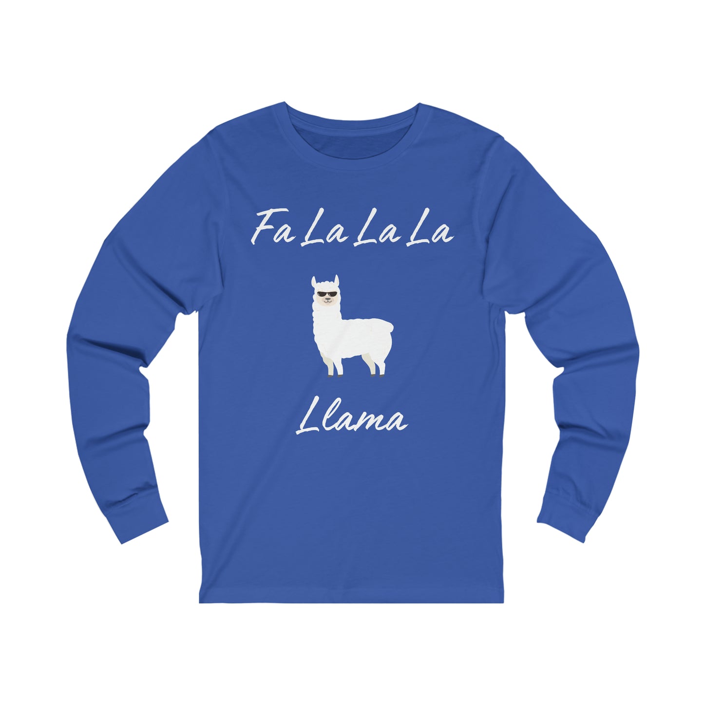 Fa La La La Llama Extra Soft Unisex Jersey Long Sleeve Tee