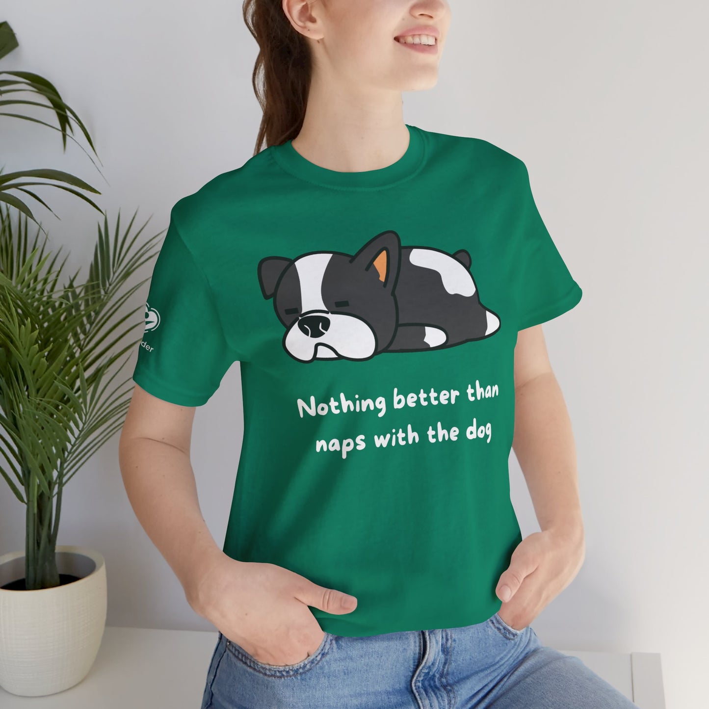 Naps With The Dog Extra Soft Unisex Jersey Short Sleeve Tee