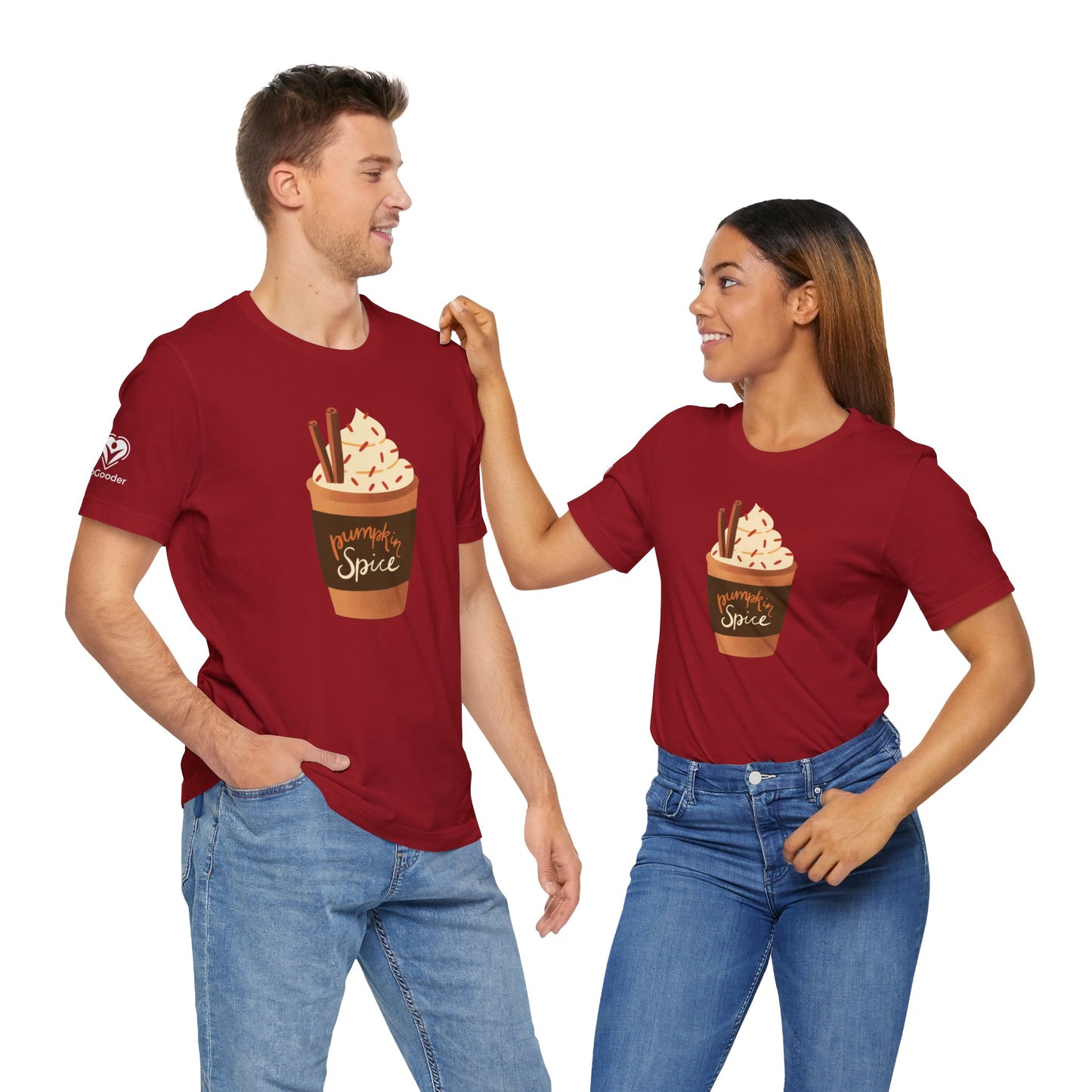 Pumpkin Spice Latte Image Extra Soft Unisex Jersey Short Sleeve Tee