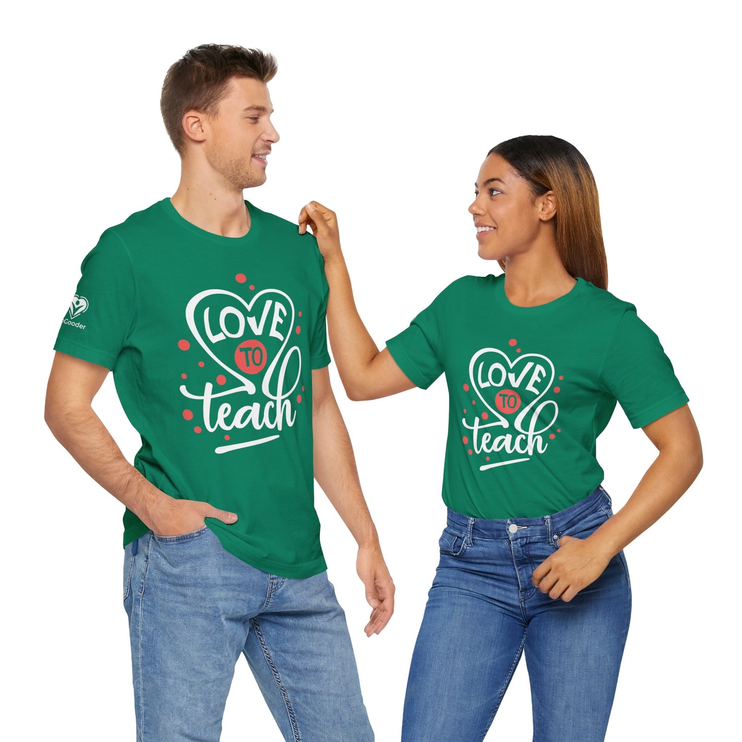 Love To Teach Script Extra Soft Unisex Jersey Short Sleeve Tee