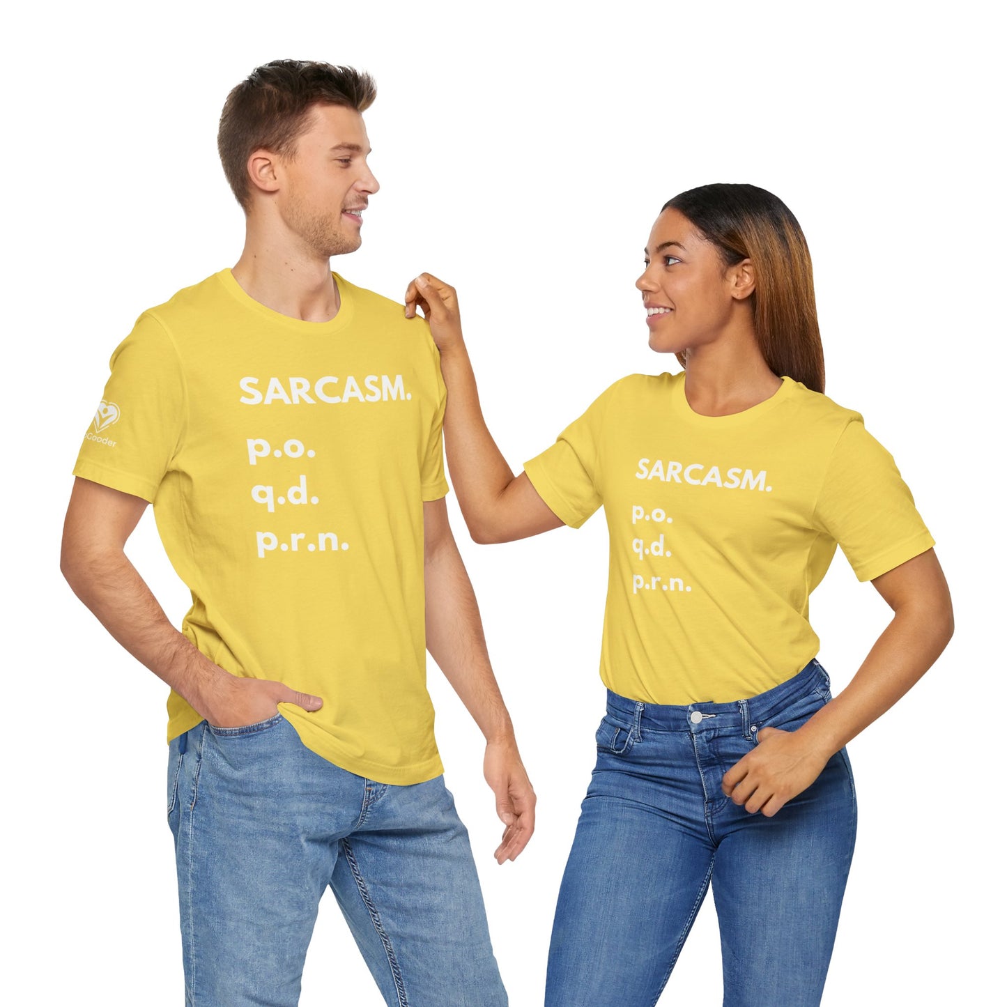 Sarcasm PO-QD-PRN Extra Soft Unisex Jersey Short Sleeve Tee