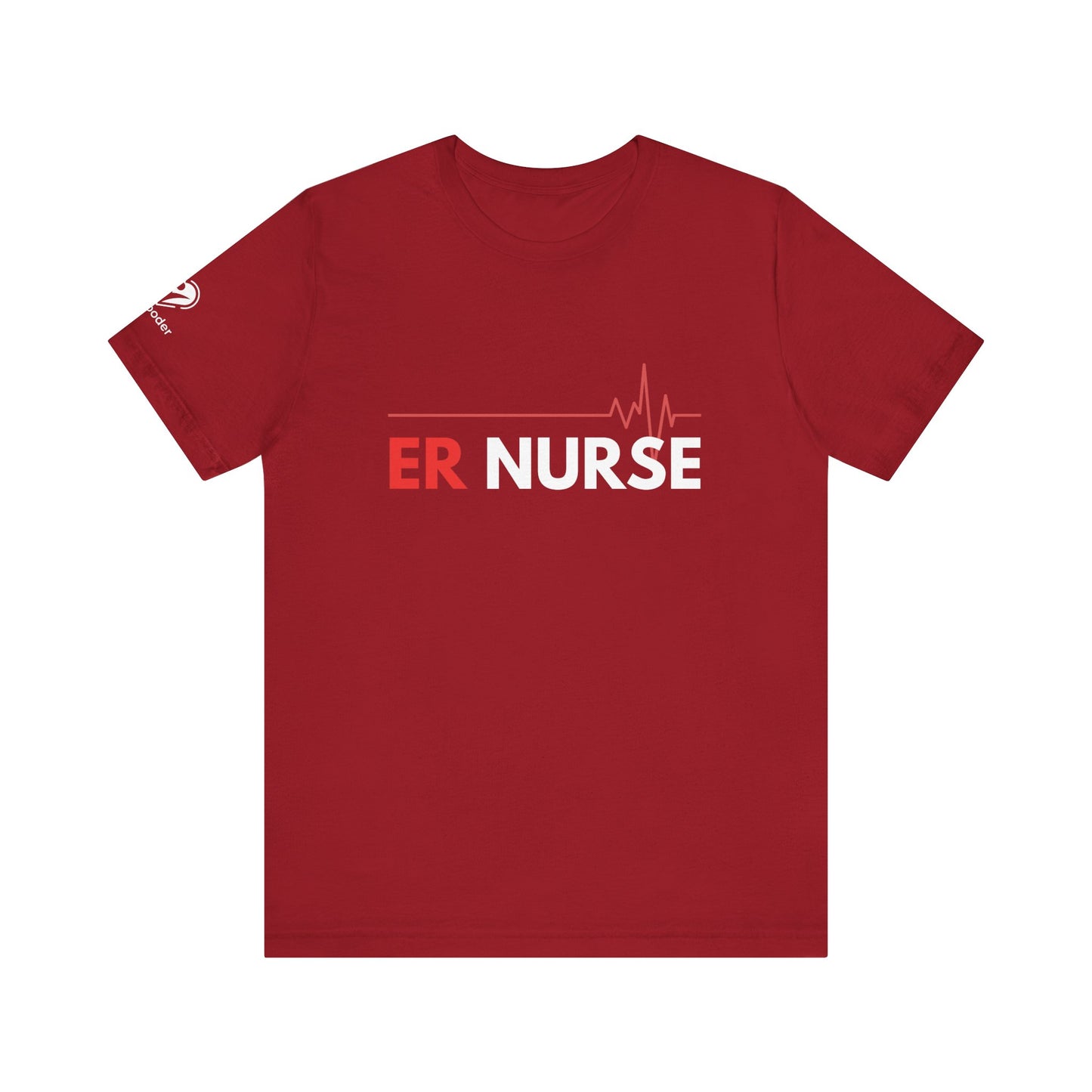 ER Nurse EKG Extra Soft Unisex Jersey Short Sleeve Tee