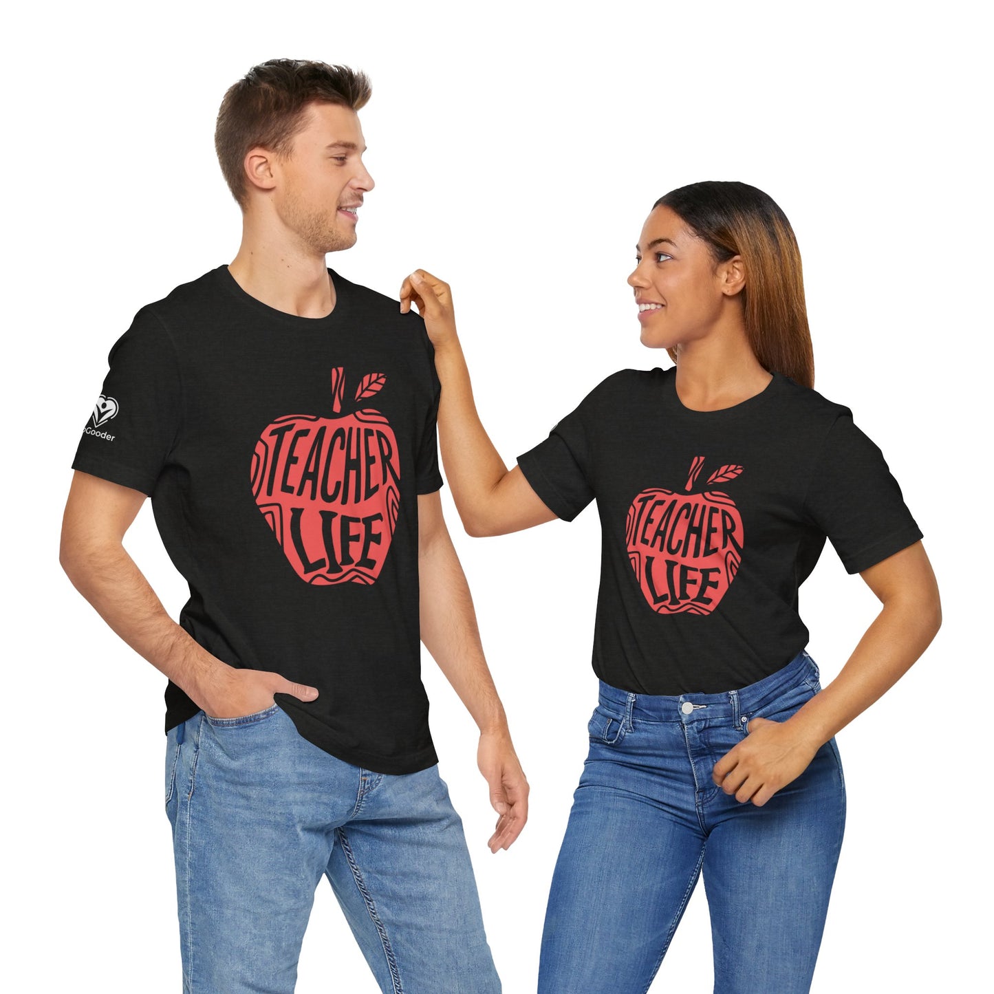 Teacher Life Apple Extra Soft Unisex Jersey Short Sleeve Tee