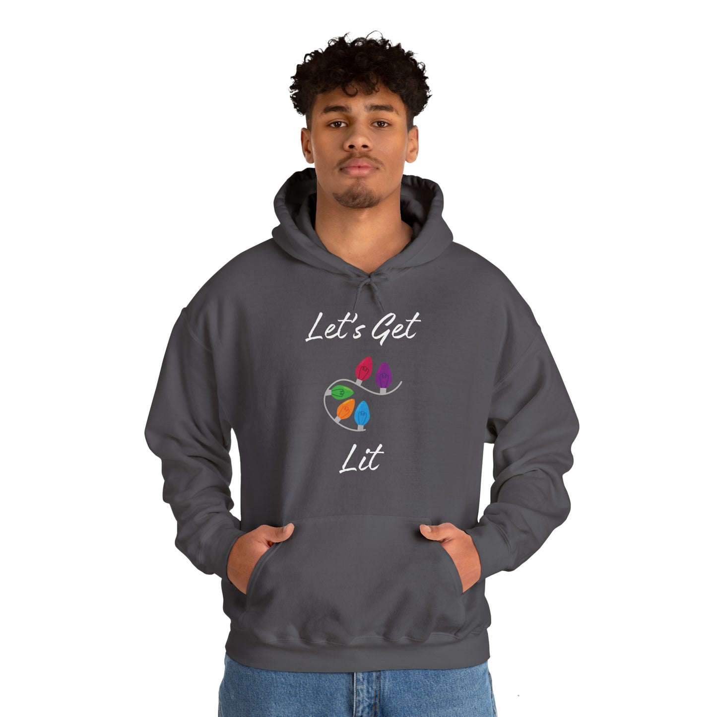 Let's Get Lit Unisex Heavy Blend™ Hooded Sweatshirt