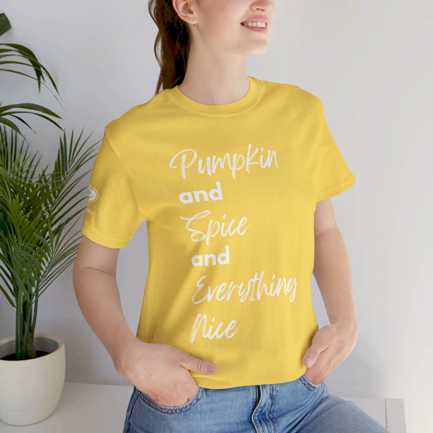 Pumpkin Spice and Everything Nice Extra Soft Unisex Jersey Short Sleeve Tee