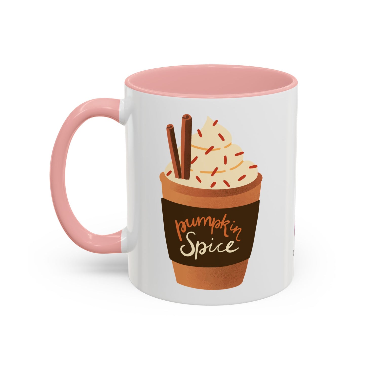 Pumpkin Spice Latte Image Accent Coffee Mug, 11oz