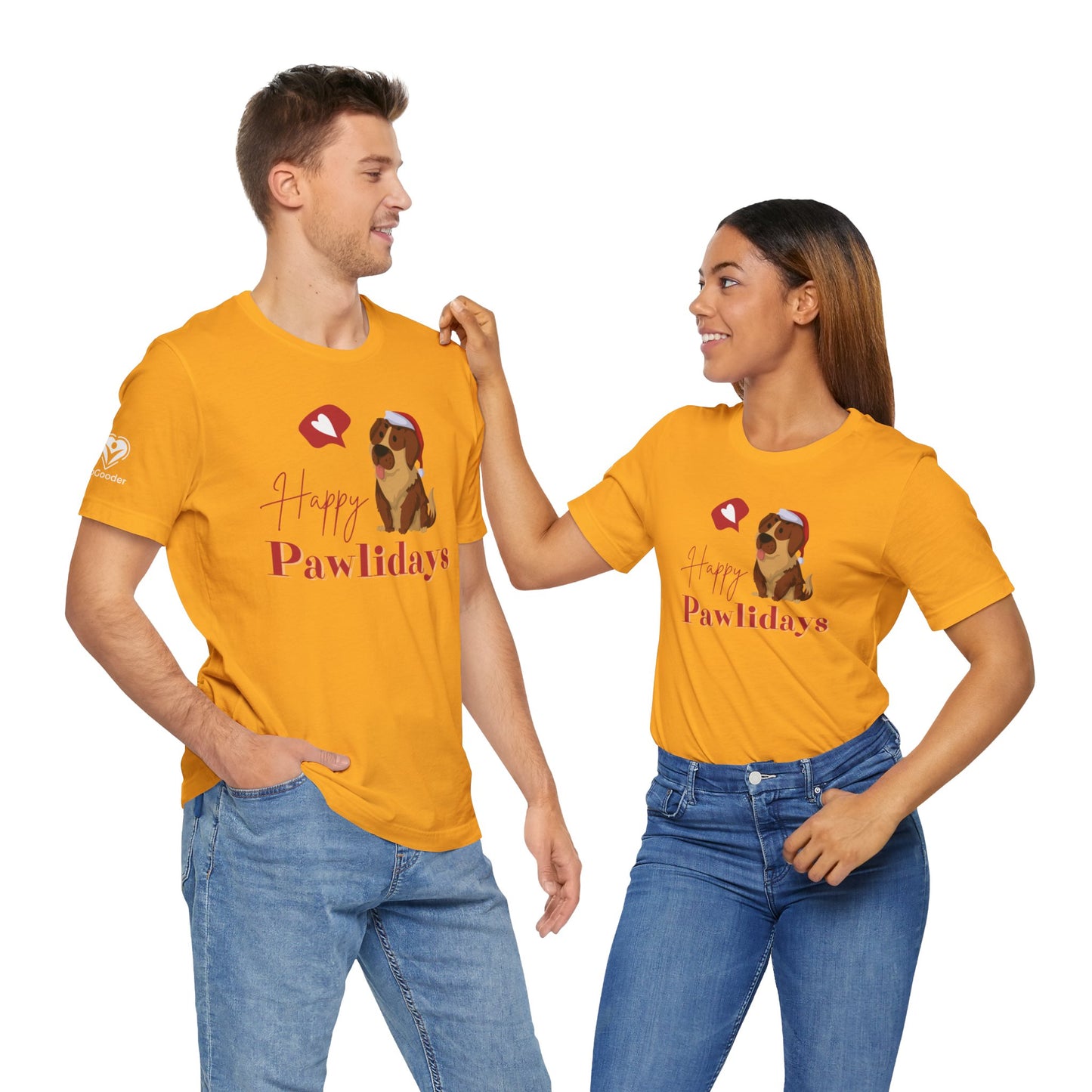 Happy Pawlidays Extra Soft Unisex Jersey Short Sleeve Tee