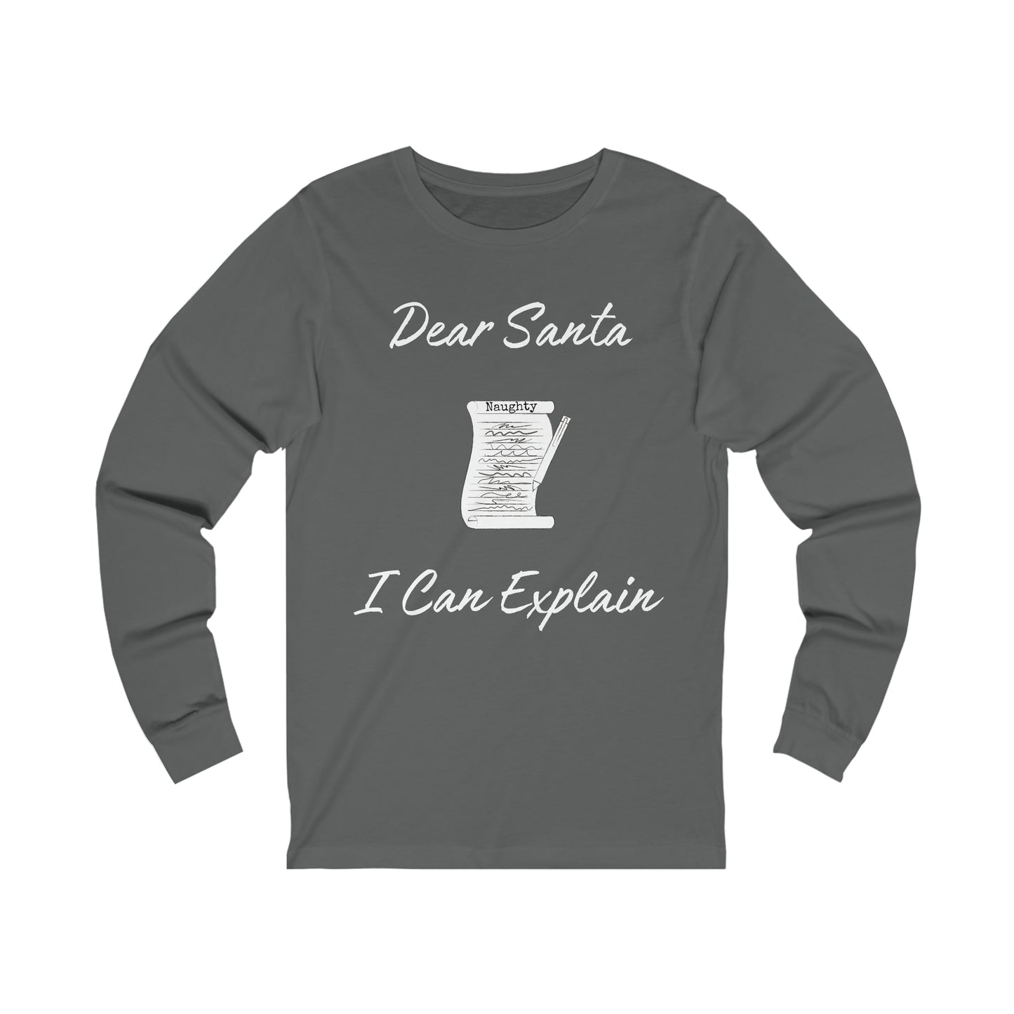 Dear Santa Extra Soft Unisex Jersey Long Sleeve Tee