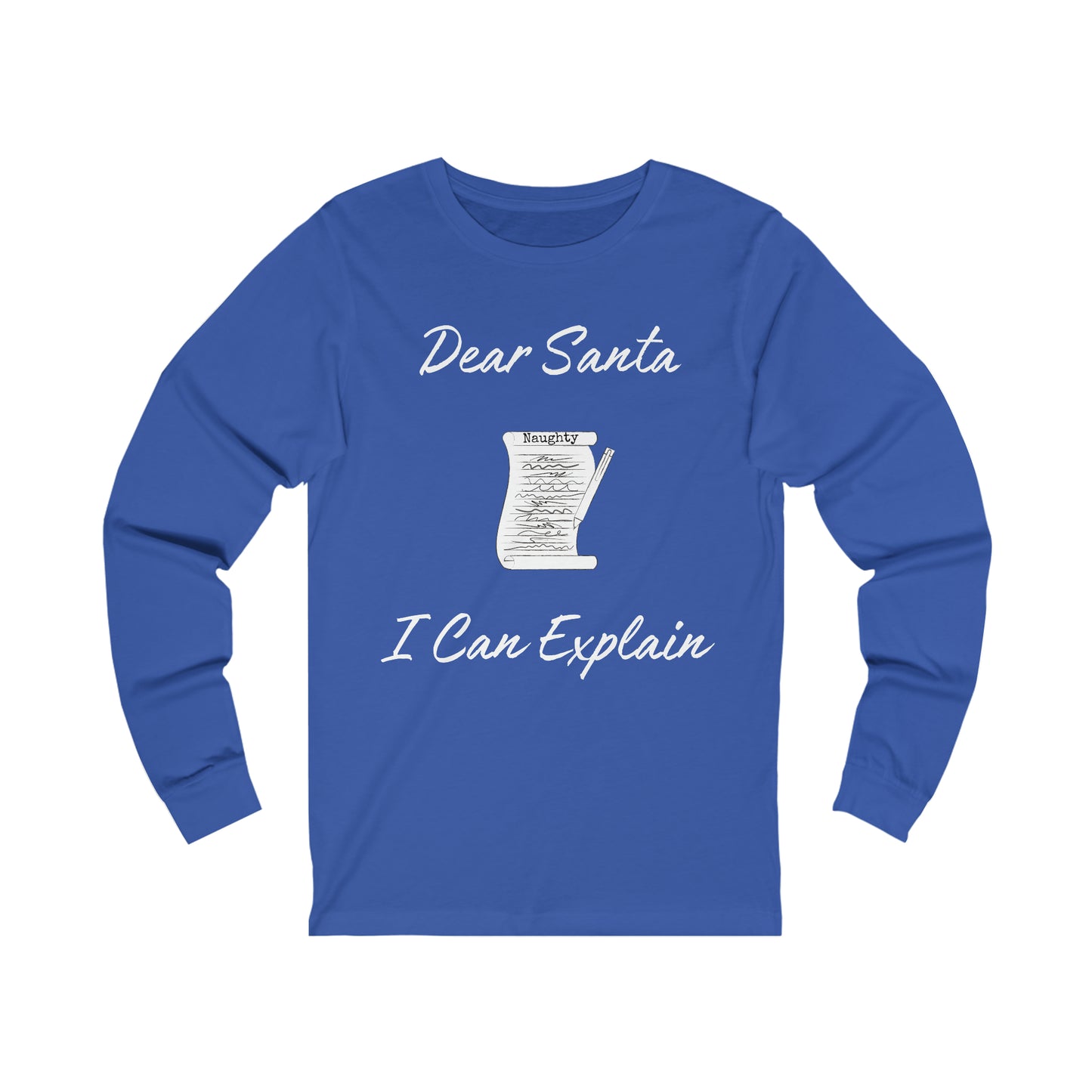 Dear Santa Extra Soft Unisex Jersey Long Sleeve Tee