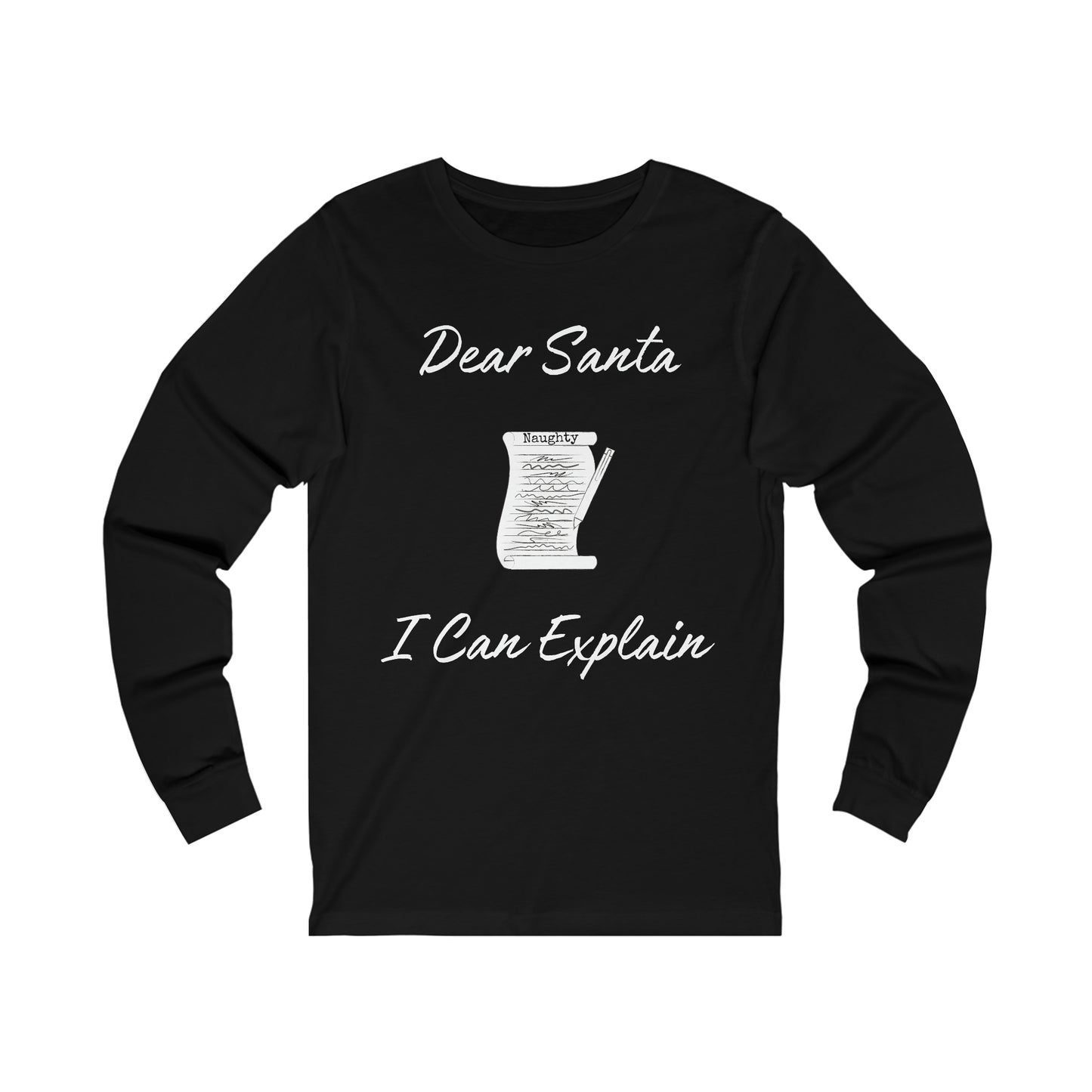 Dear Santa Extra Soft Unisex Jersey Long Sleeve Tee