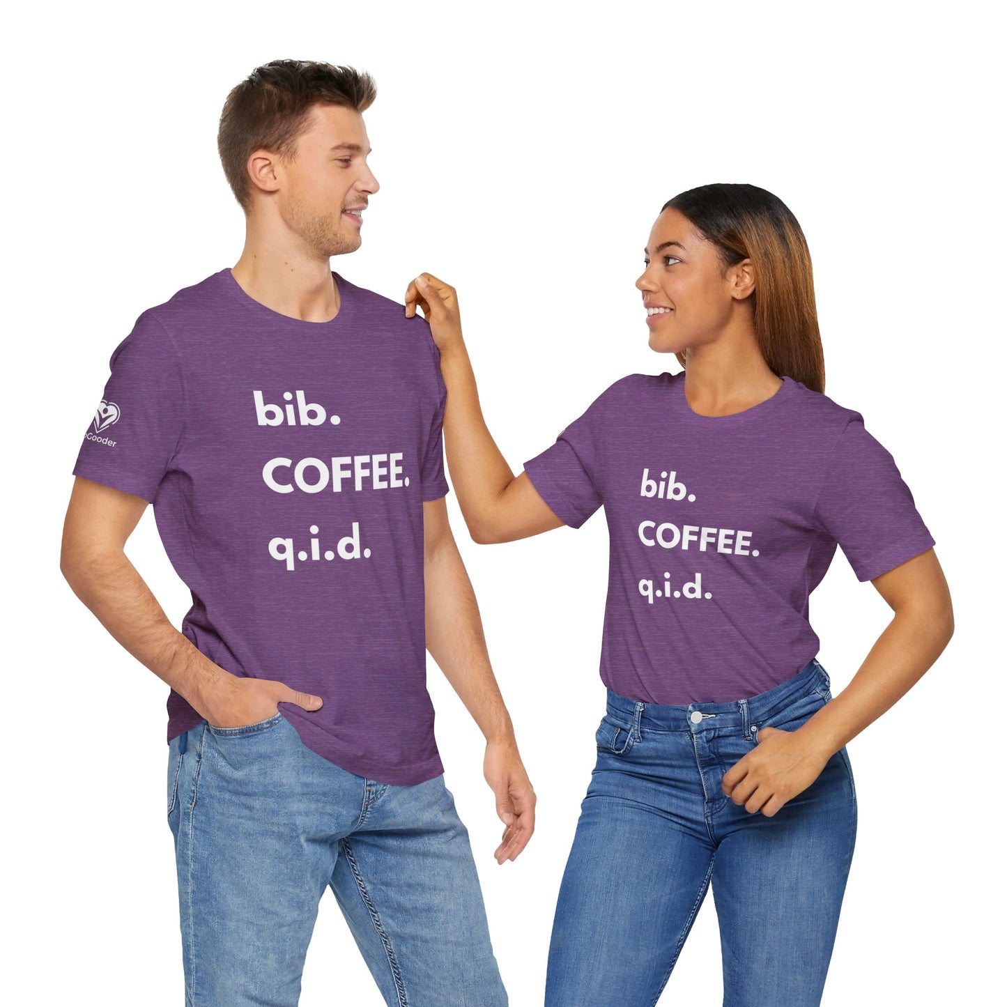 Coffee bib-qid Extra Soft Unisex Jersey Short Sleeve Tee