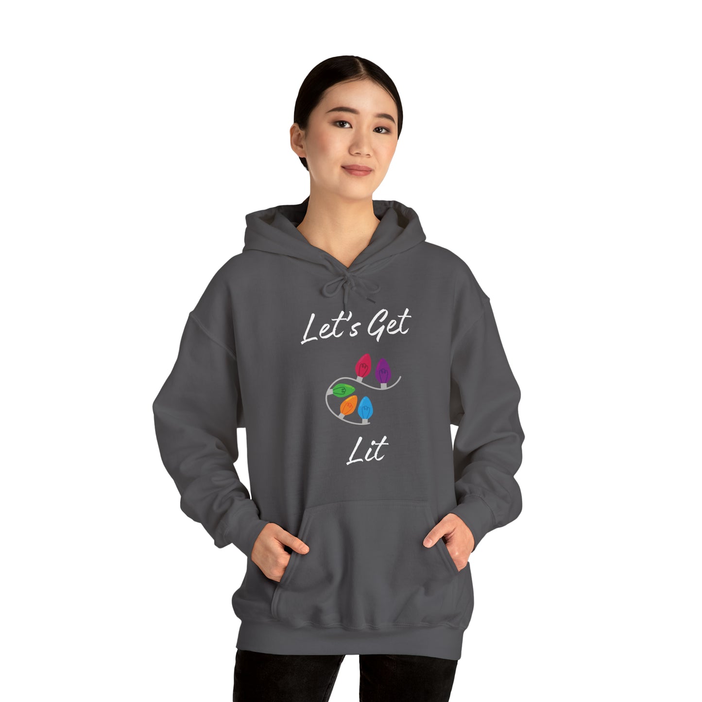 Let's Get Lit Unisex Heavy Blend™ Hooded Sweatshirt