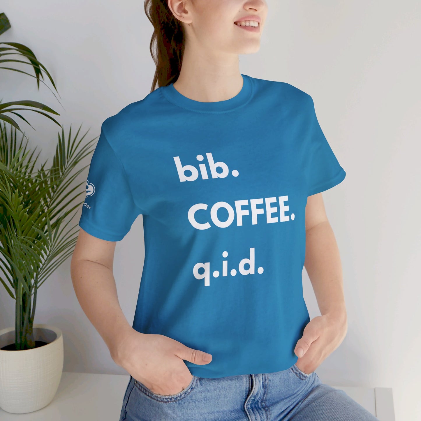 Coffee bib-qid Extra Soft Unisex Jersey Short Sleeve Tee