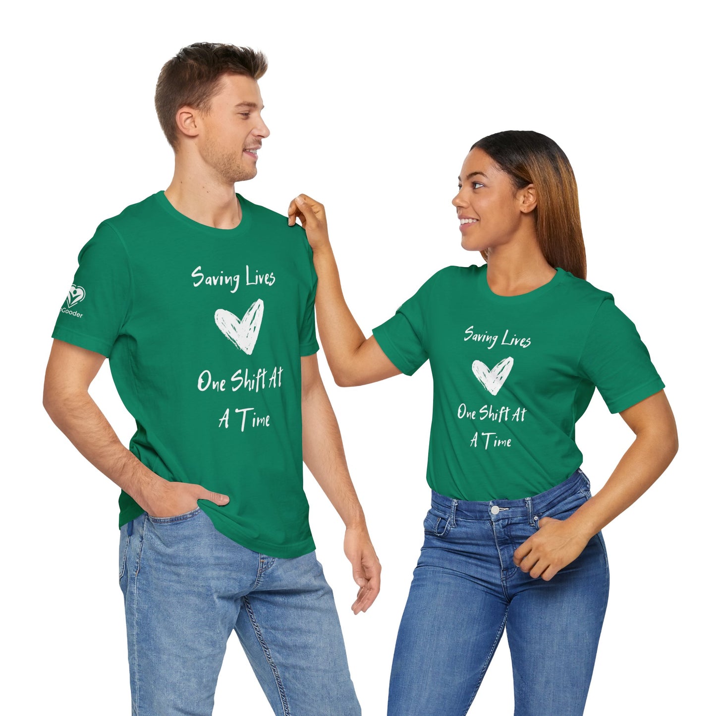 Saving Lives One Shift At A Time Extra Soft Unisex Jersey Short Sleeve Tee