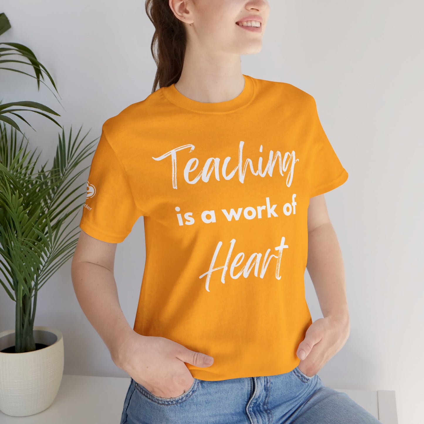 Teaching Is A Work Of Heart Extra Soft Unisex Jersey Short Sleeve Tee