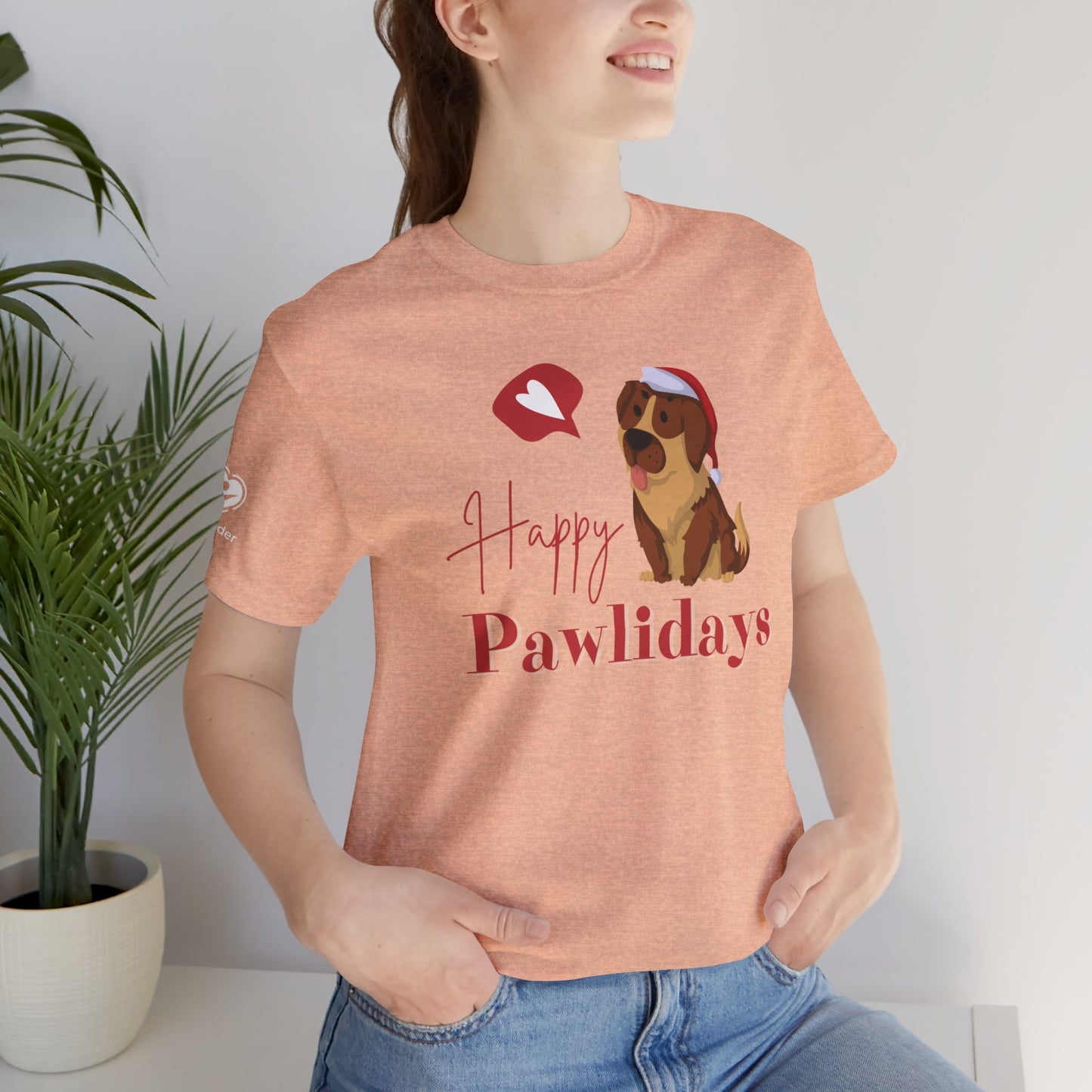 Happy Pawlidays Extra Soft Unisex Jersey Short Sleeve Tee