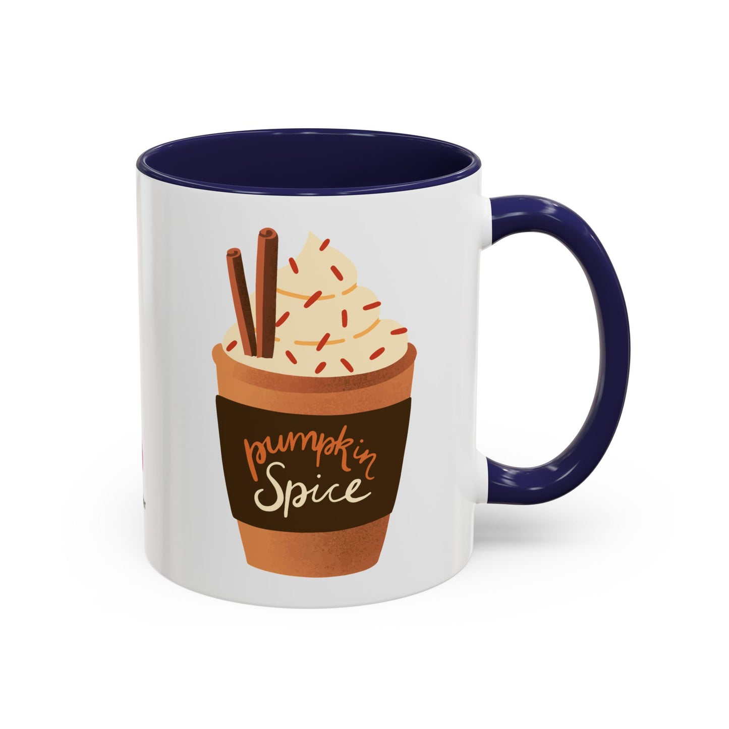 Pumpkin Spice Latte Image Accent Coffee Mug, 11oz