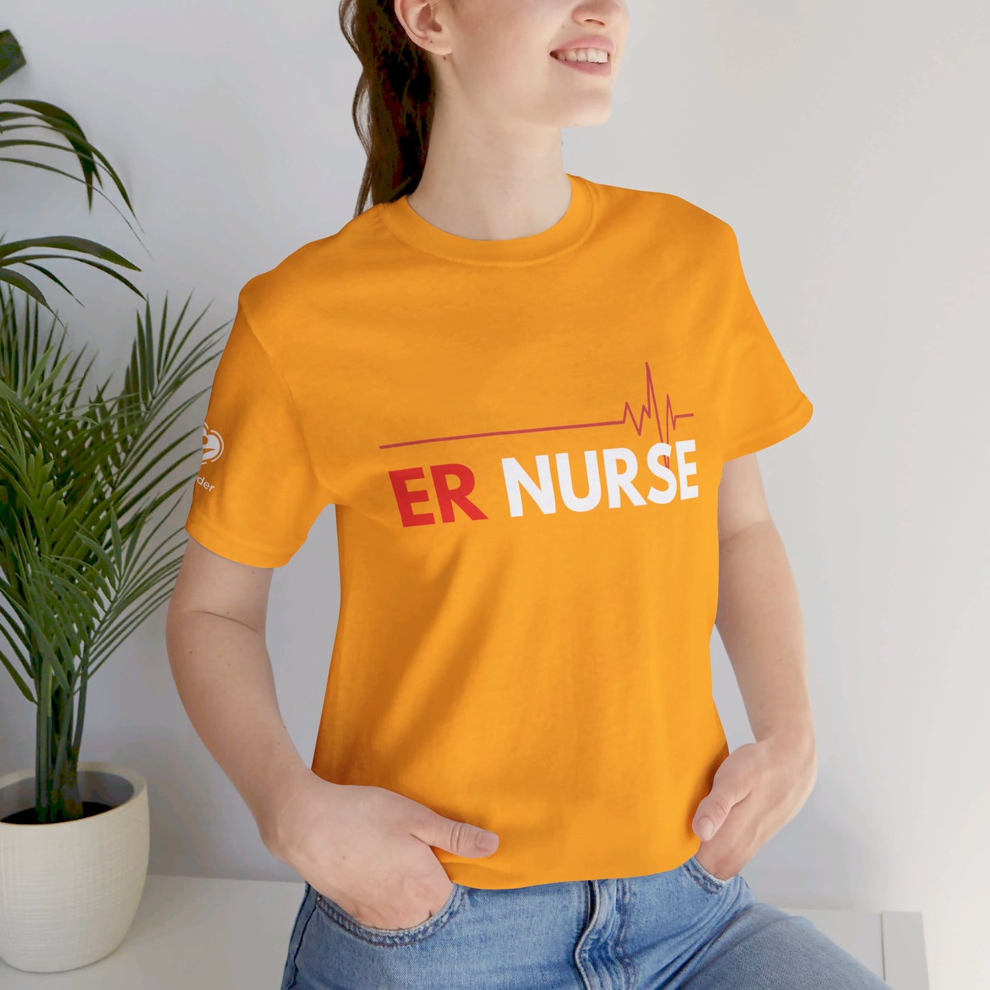 ER Nurse EKG Extra Soft Unisex Jersey Short Sleeve Tee