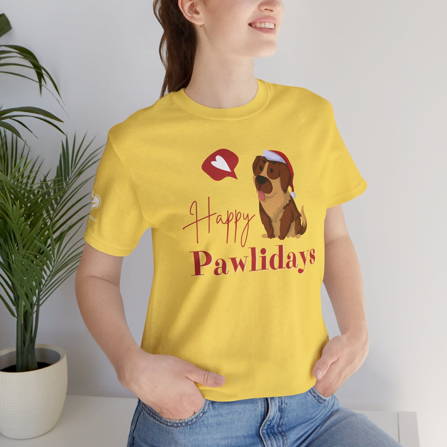 Happy Pawlidays Extra Soft Unisex Jersey Short Sleeve Tee