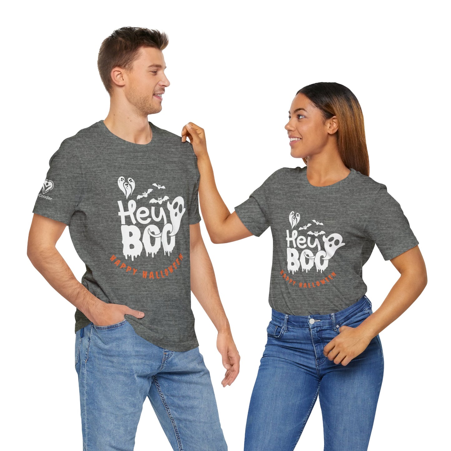 Hey Boo Extra Soft Unisex Jersey Short Sleeve Tee