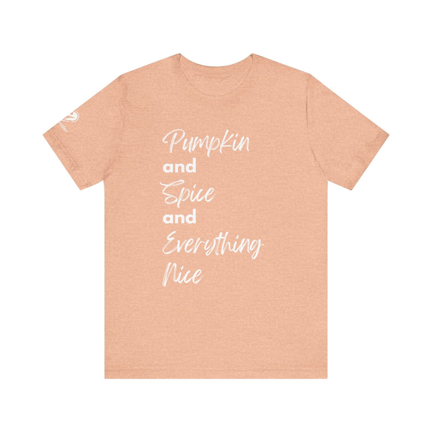 Pumpkin Spice and Everything Nice Extra Soft Unisex Jersey Short Sleeve Tee