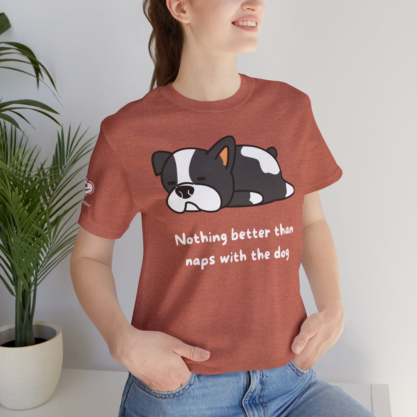 Naps With The Dog Extra Soft Unisex Jersey Short Sleeve Tee