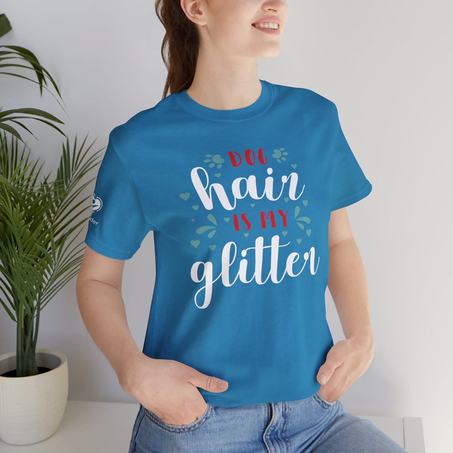 Dog Hair Is My Glitter Extra Soft Unisex Jersey Short Sleeve Tee