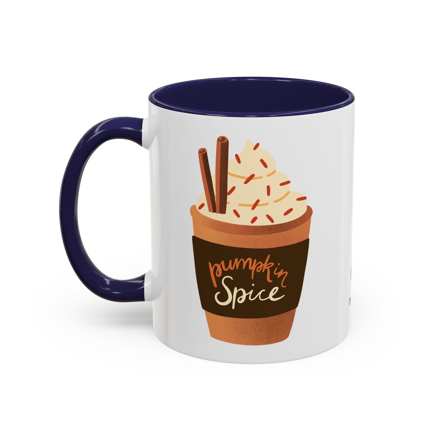 Pumpkin Spice Latte Image Accent Coffee Mug, 11oz