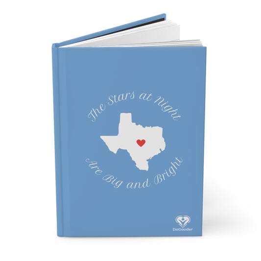 Heart of Texas Hardcover Journal Matte - Sky Blue