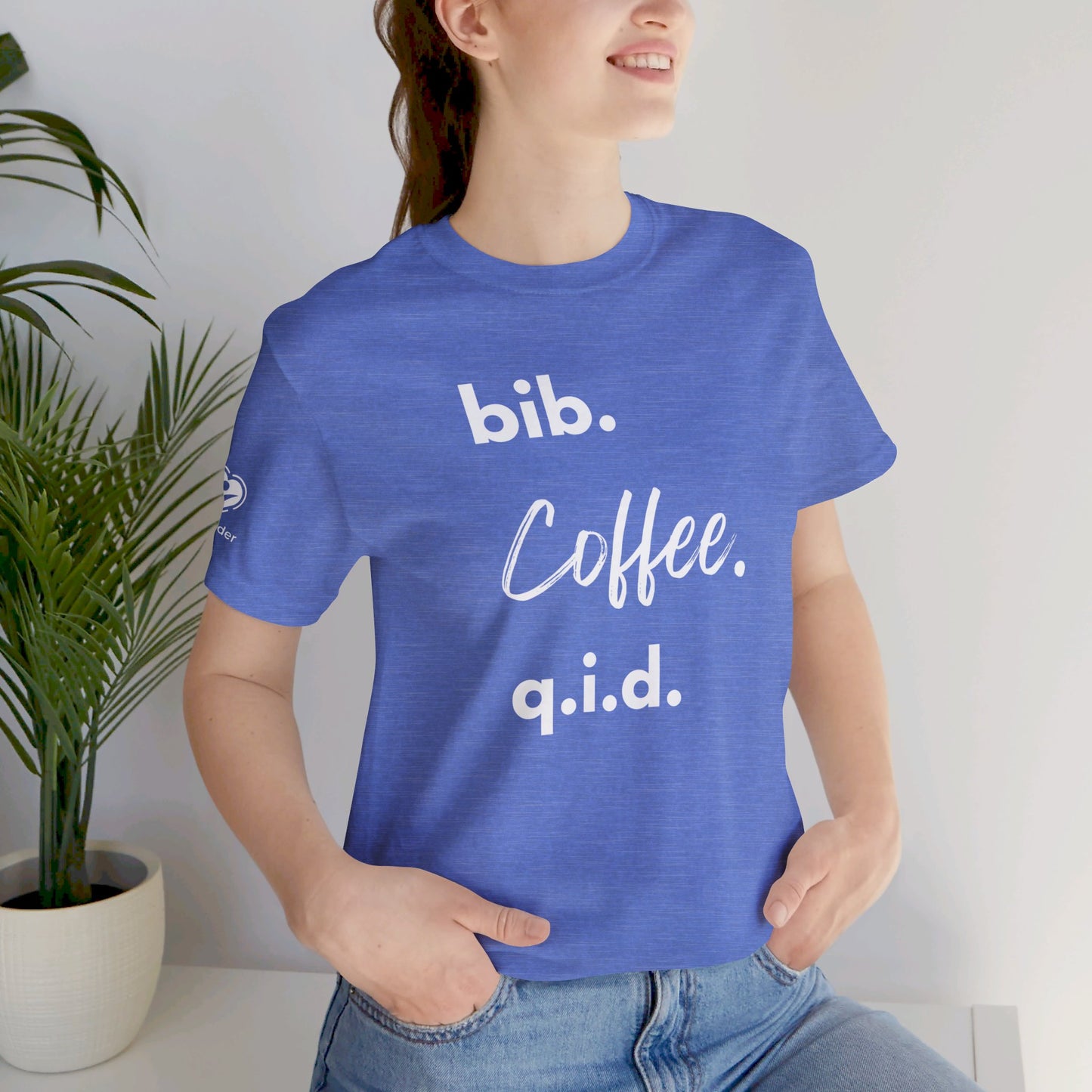 Coffee Script bib-qid Extra Soft Unisex Jersey Short Sleeve Tee