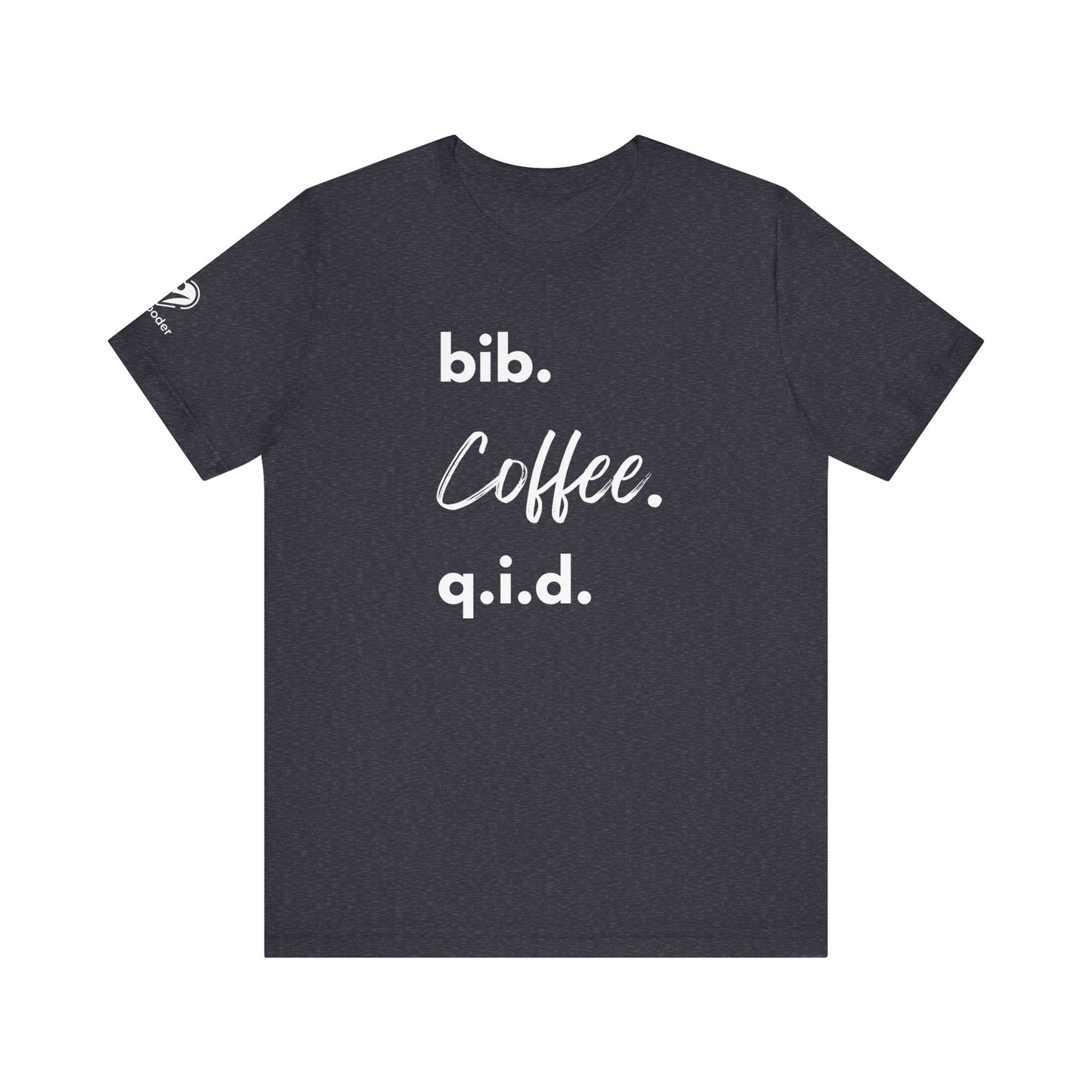 Coffee Script bib-qid Extra Soft Unisex Jersey Short Sleeve Tee