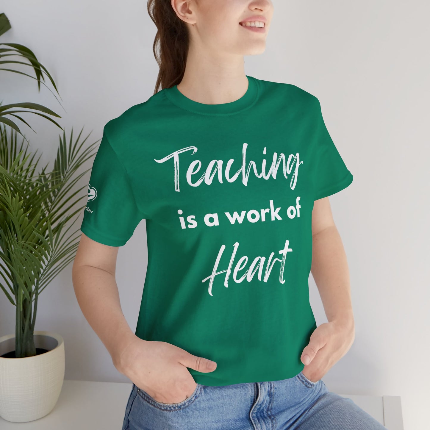 Teaching Is A Work Of Heart Extra Soft Unisex Jersey Short Sleeve Tee