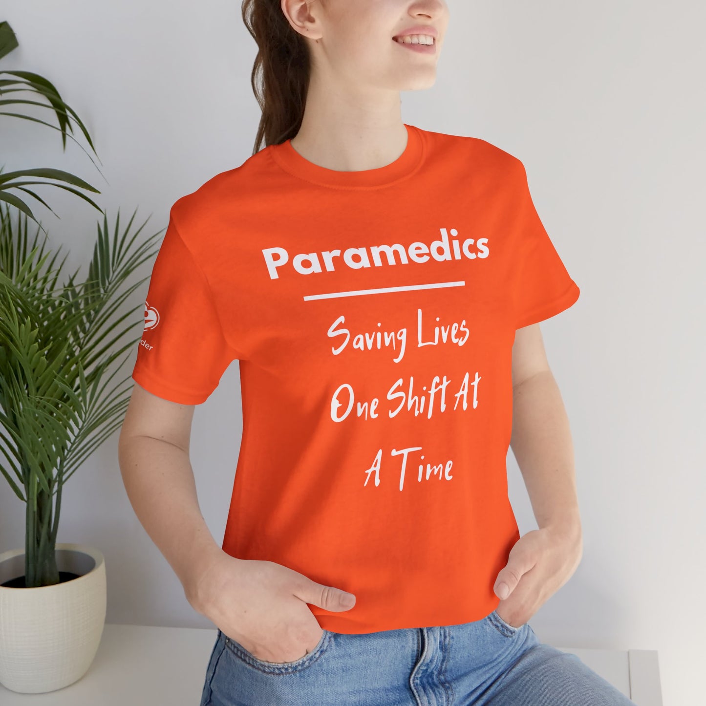 Paramedics Saving Lives Extra Soft Unisex Jersey Short Sleeve Tee