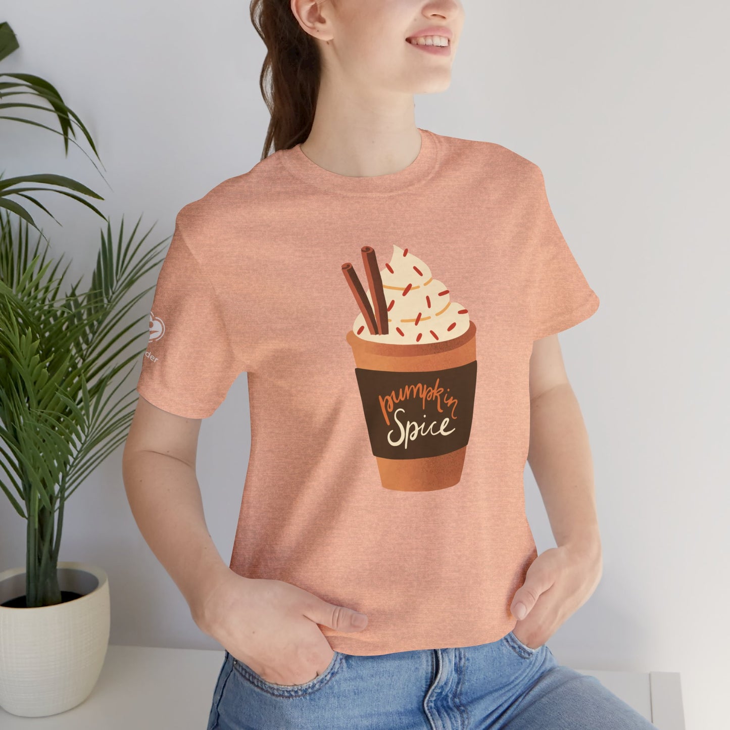 Pumpkin Spice Latte Image Extra Soft Unisex Jersey Short Sleeve Tee