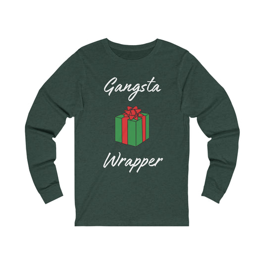 Gangsta Wrapper Extra Soft Unisex Jersey Long Sleeve Tee