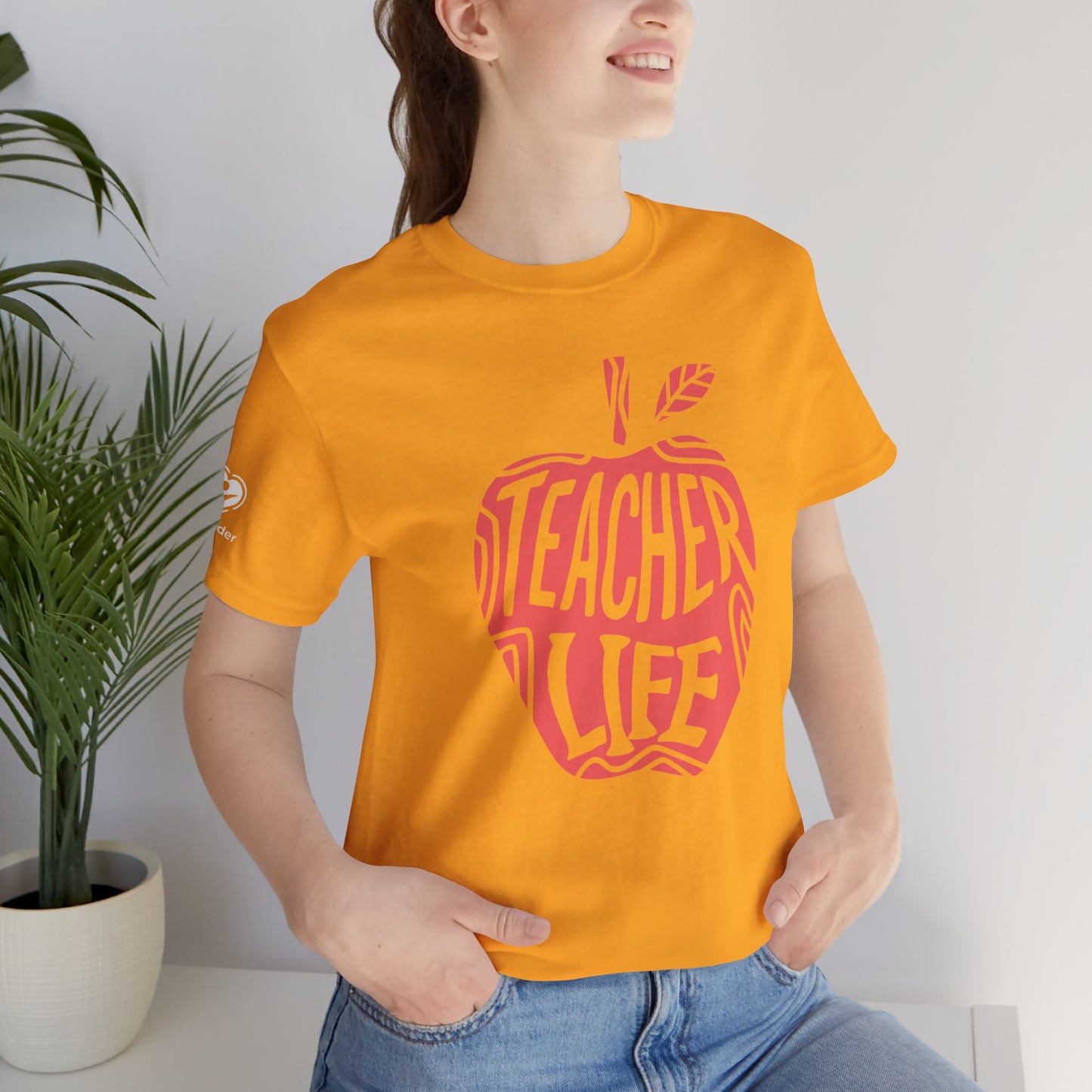 Teacher Life Apple Extra Soft Unisex Jersey Short Sleeve Tee