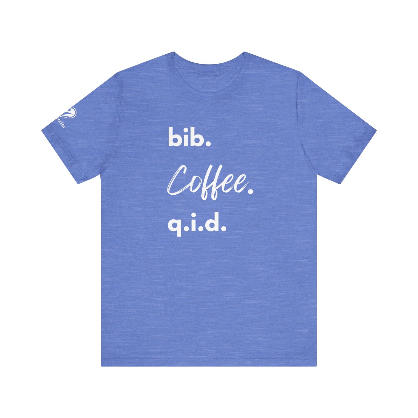 Coffee Script bib-qid Extra Soft Unisex Jersey Short Sleeve Tee