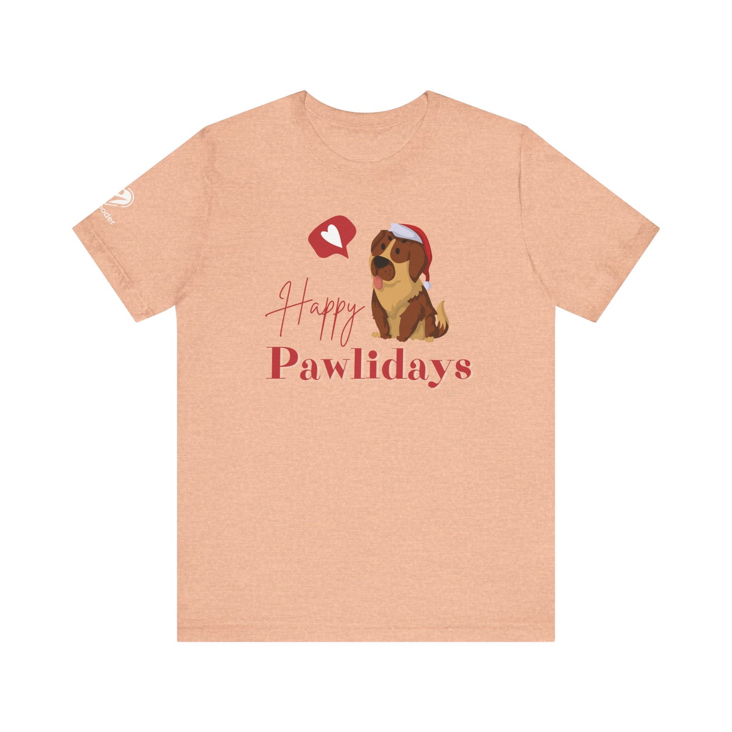 Happy Pawlidays Extra Soft Unisex Jersey Short Sleeve Tee