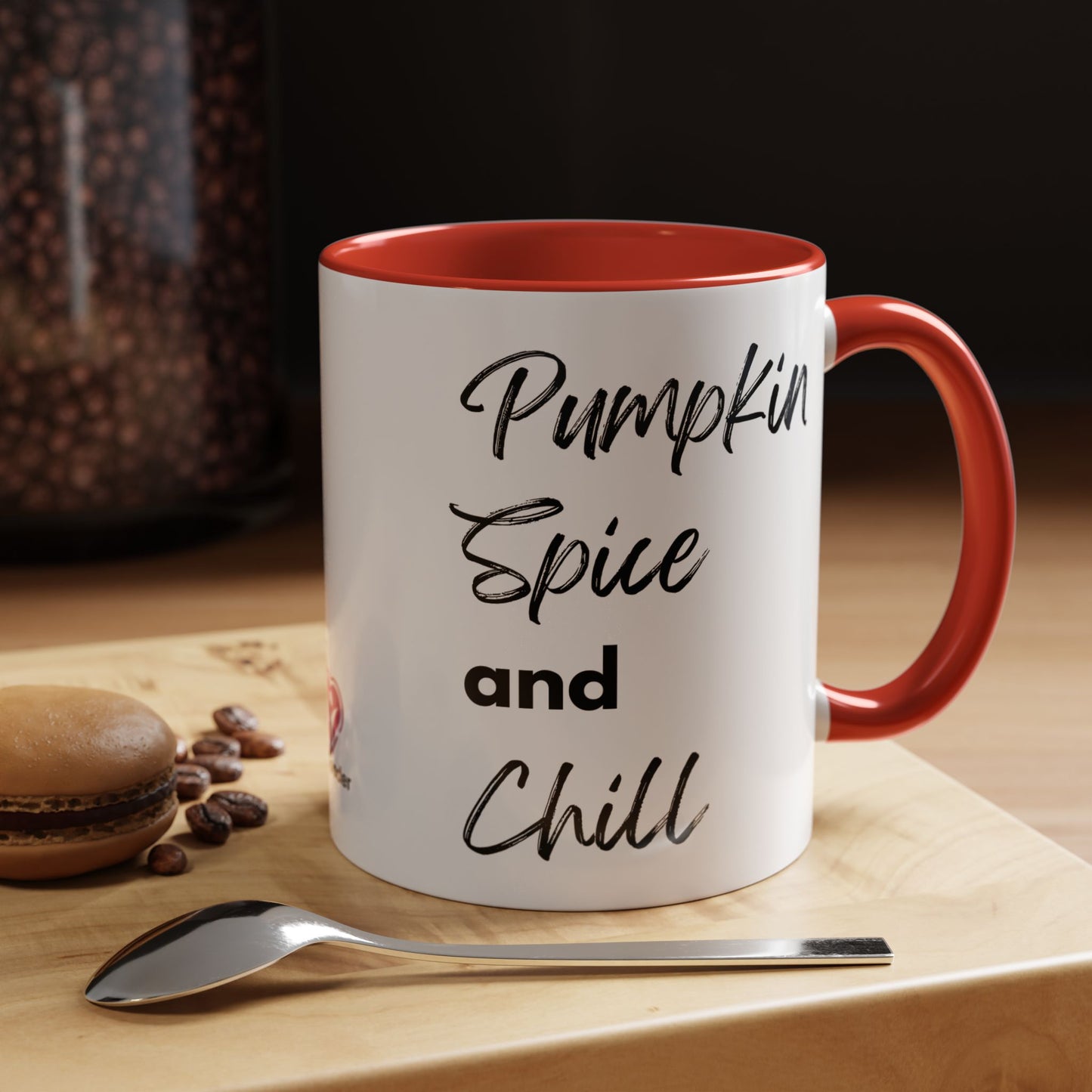 Pumpkin Spice And Chill Accent Coffee Mug, 11oz