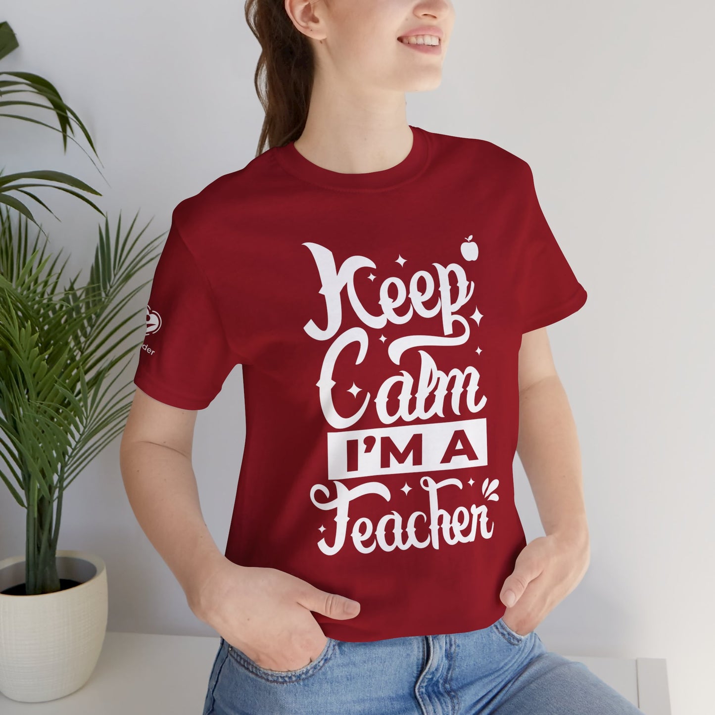 Keep Calm I'm A Teacher Extra Soft Unisex Jersey Short Sleeve Tee