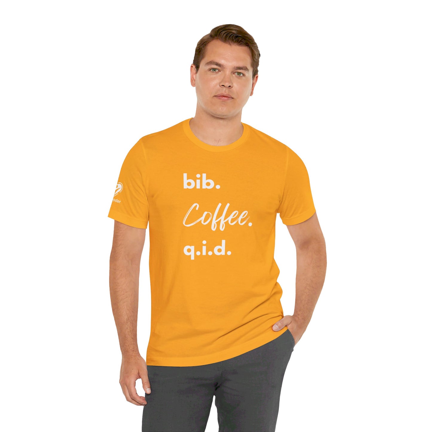 Coffee Script bib-qid Extra Soft Unisex Jersey Short Sleeve Tee