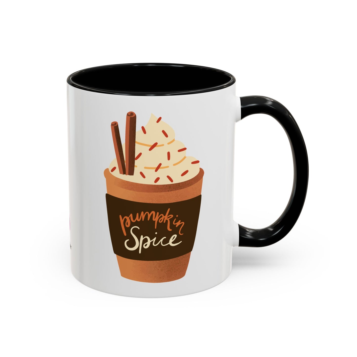 Pumpkin Spice Latte Image Accent Coffee Mug, 11oz