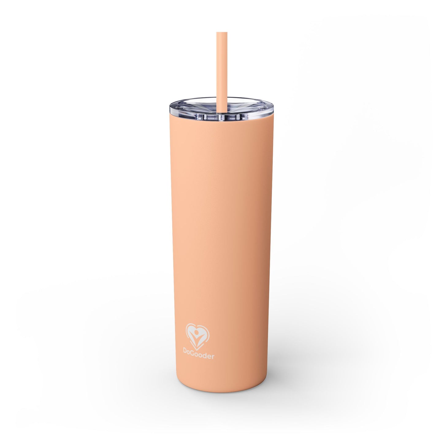 Pumpkin Spice and Chill Skinny Tumbler with Straw, 20oz