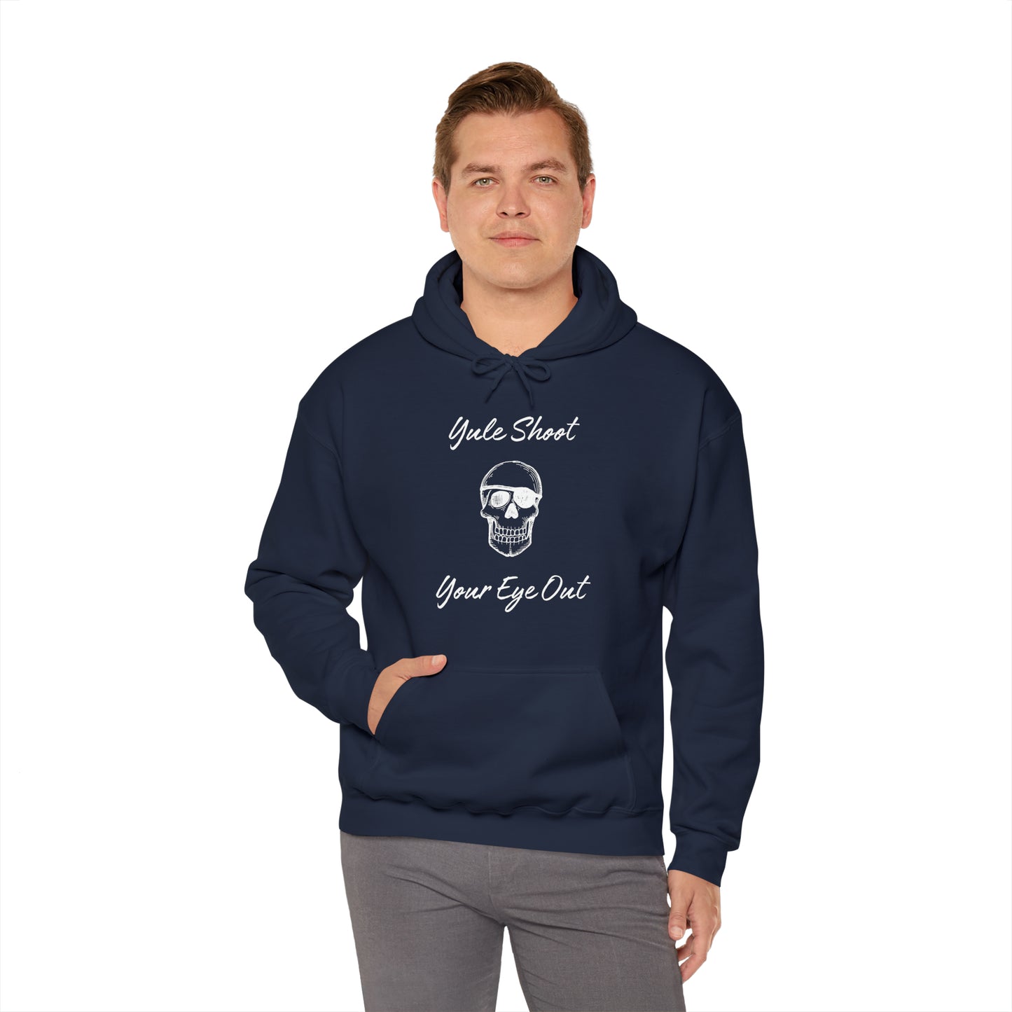 Yule Shoot Your Eye Out Unisex Heavy Blend™ Hooded Sweatshirt