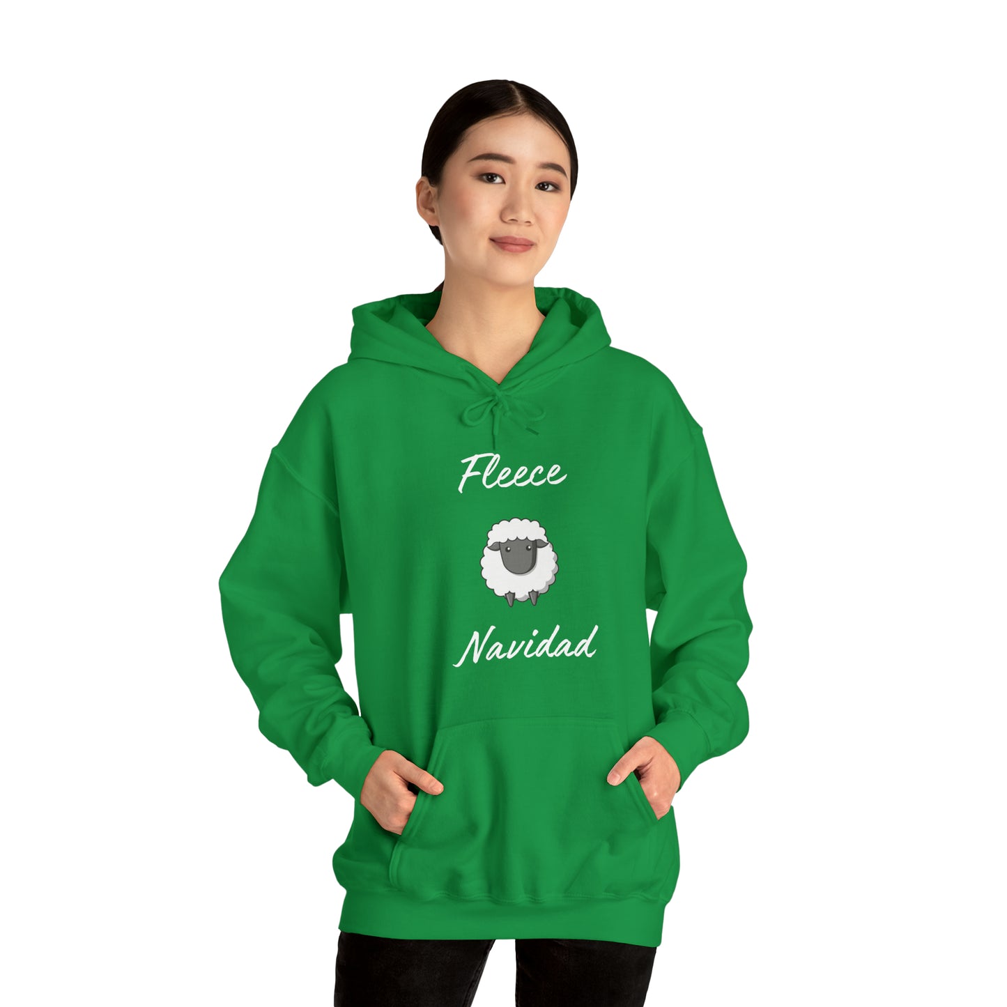 Fleece Navidad Unisex Heavy Blend™ Hooded Sweatshirt