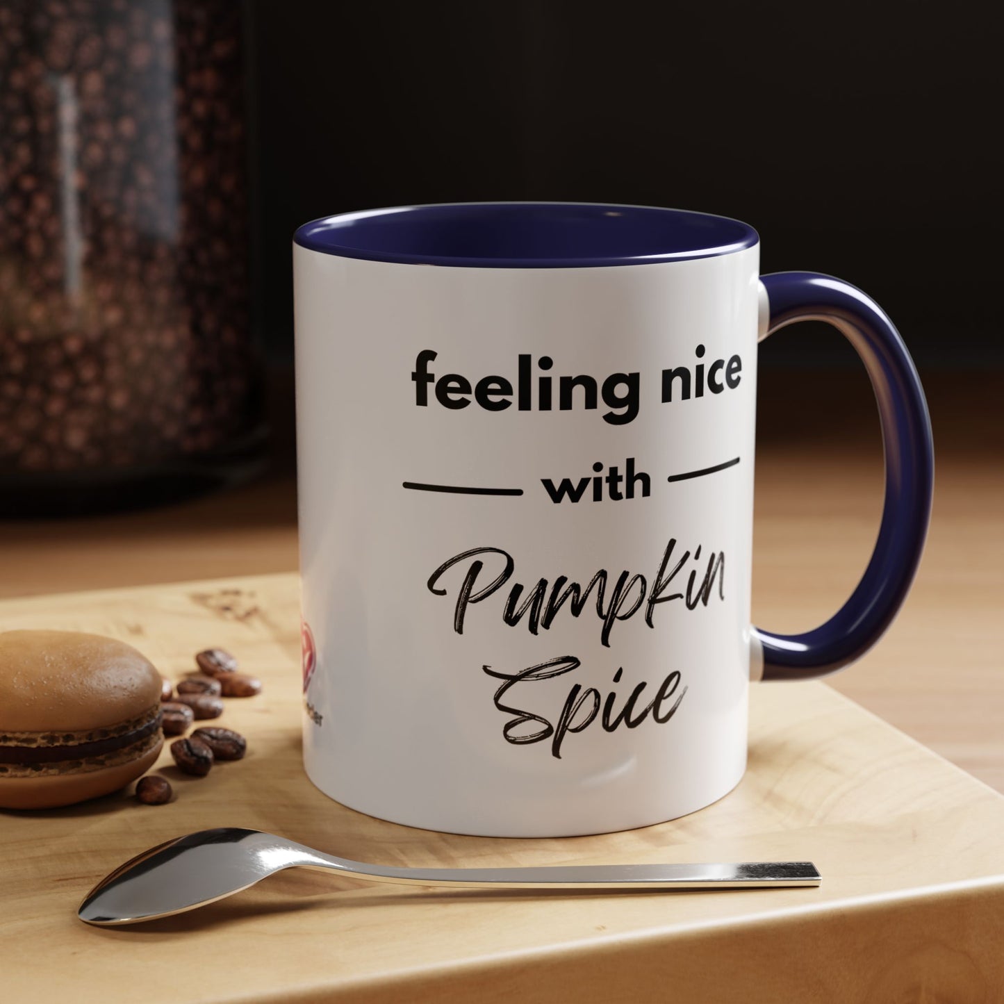 Feeling Nice With Pumpkin Spice Accent Coffee Mug, 11oz